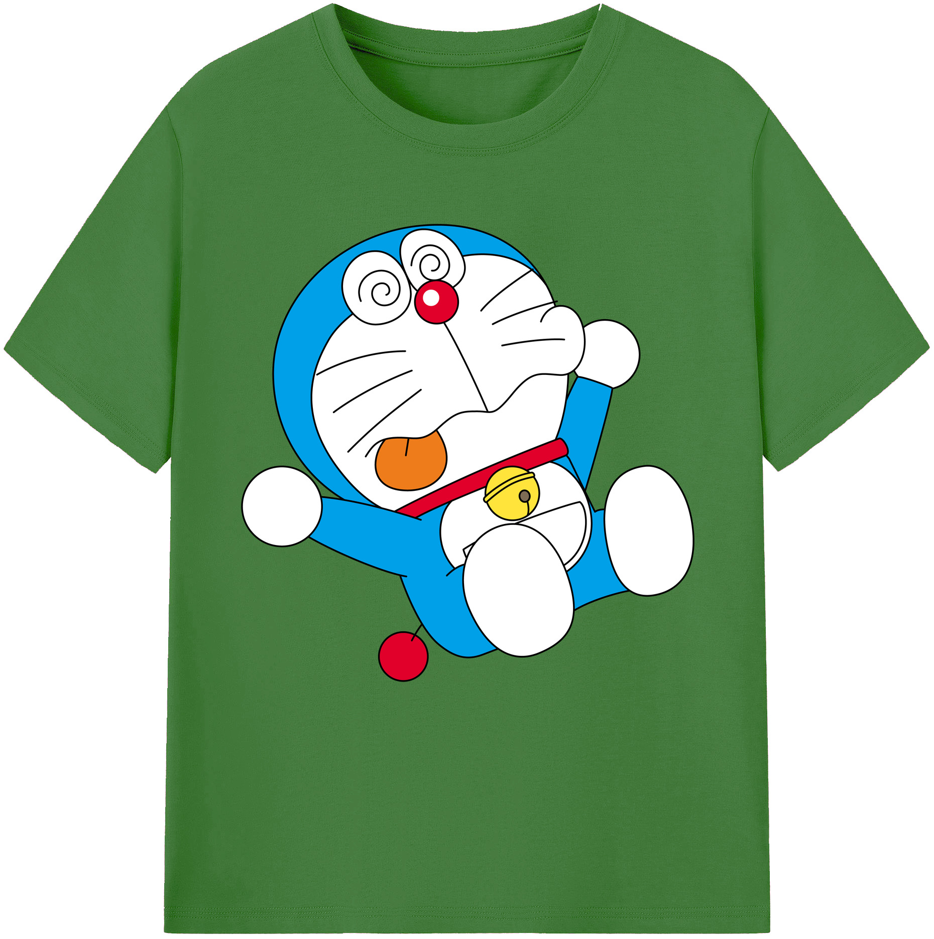 （画像用） ドラえもん Doraemon レディースカジュアルプリントTシャツ（綿100％）